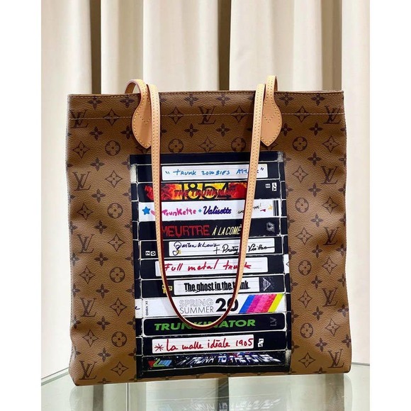 AUTHENTIC New Carry It Bag Shoulder VHS Tote Reverse Monogram by Louis  Vuitton